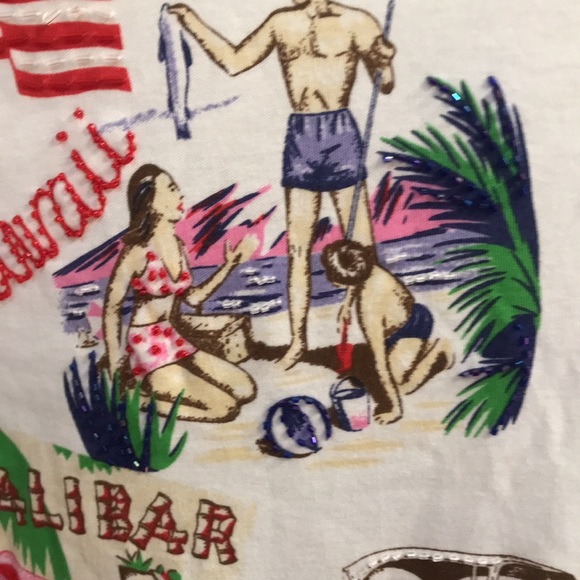 ⚡️FINAL PRICE⚡️ Vintage Pinup Hawaii Summer July Top - Picture 5 of 16